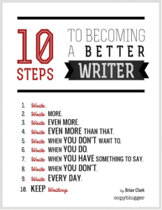 how to become better writer 