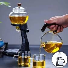 semi automatic glass tea set